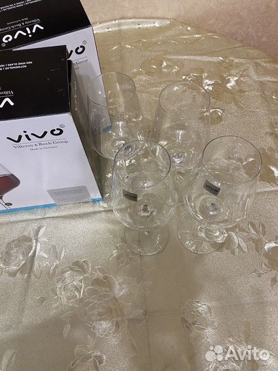 Фужеры 4 шт для вина Vivo