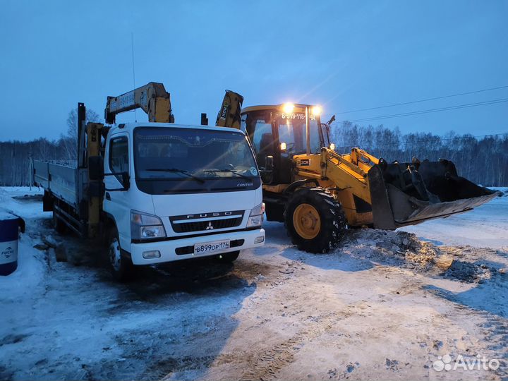 Экскаватор погрузчик JCB 4CX и доставка