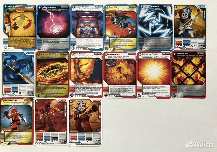 Коллекционные игральные карты Lego Ninjago