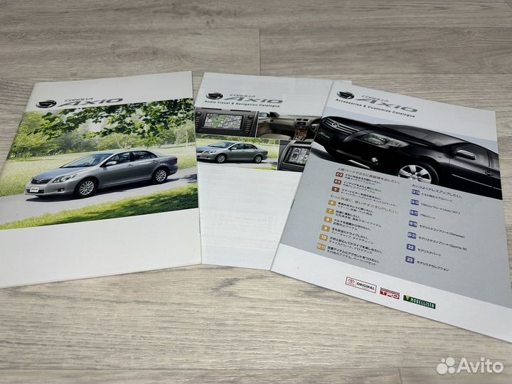 Дилерский Каталог Toyota Corolla Axio