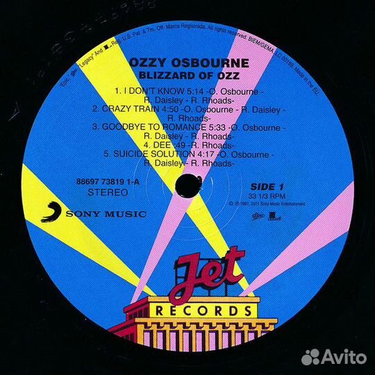 Виниловая пластинка Sony Ozzy Osbourne Blizzard Of