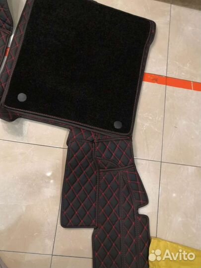 Ковры 3d из экокожи на Daf105 механика