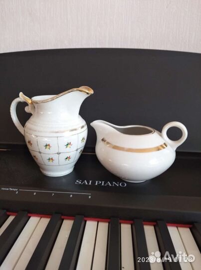 Молочники сливочники посуда СССР