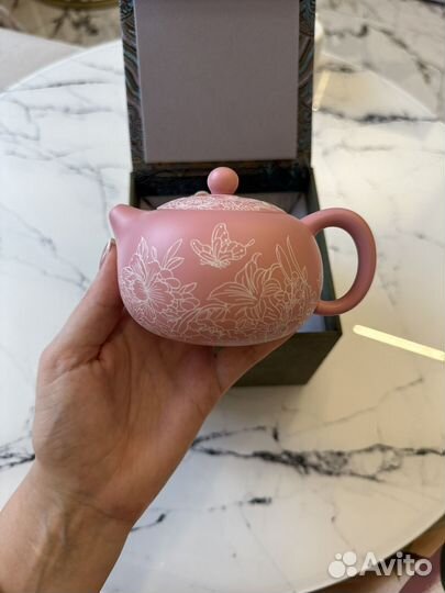 Чайник Сиши иссинский с пионами