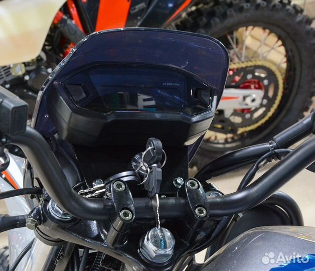 Мотоцикл дорожный rockot spectrum 150 серый глянец