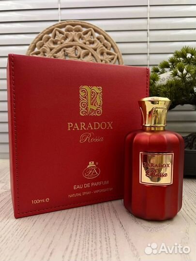Paradox Rossa 100 ml оригинальный тестер
