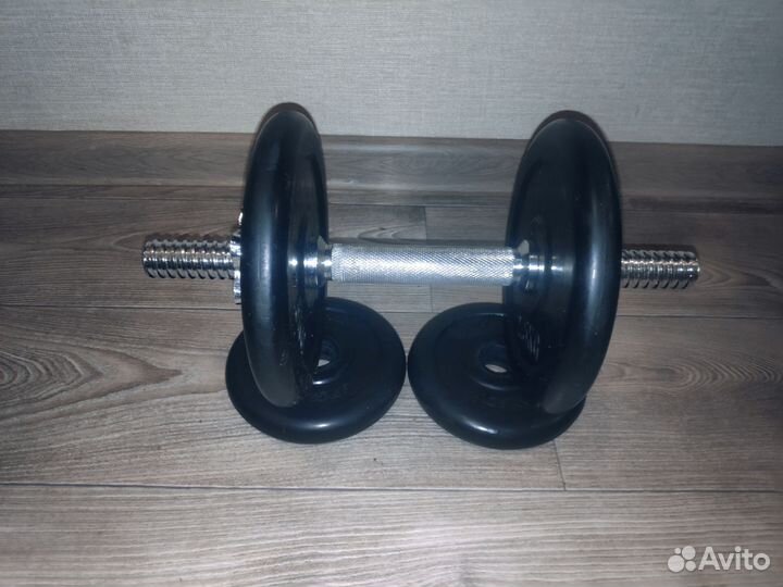 Гантеля Lite Weight 10 кг