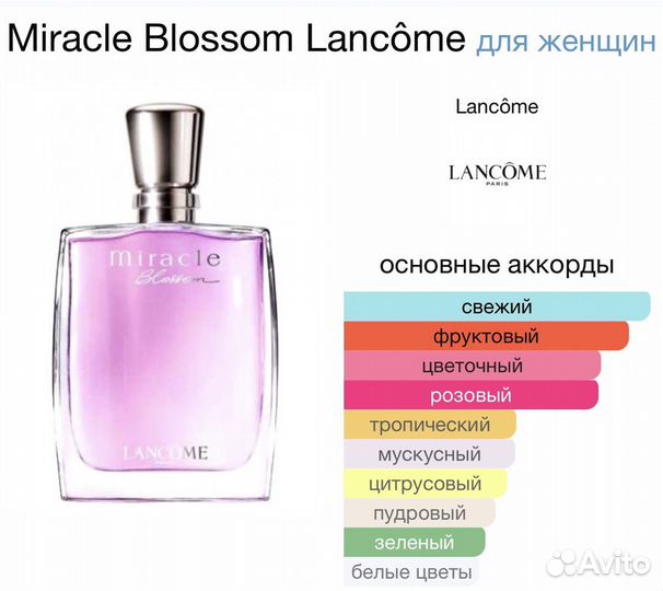 Духи Miracle Blossom Lancôme 100мл