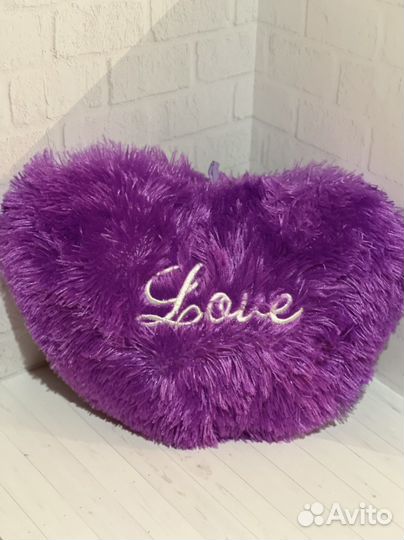 Подушка сердце мягкое