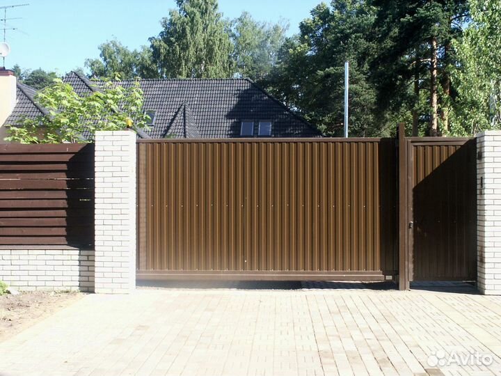 Забор из профнастила