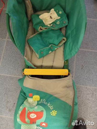 Детские санки с колесами