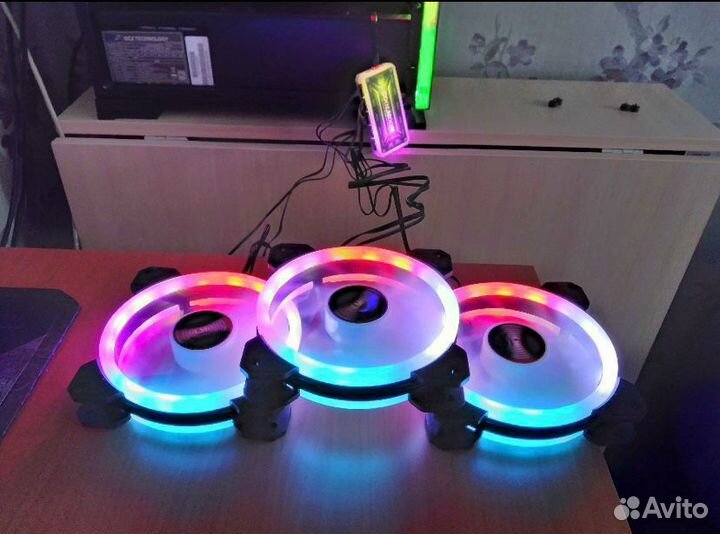 Кулер для пк с Rgb подсветкой Coolmon