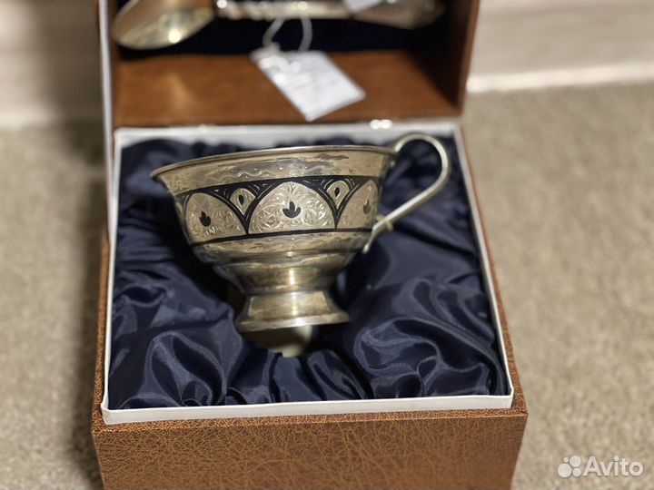 Серебряный набор на рождение ребенка