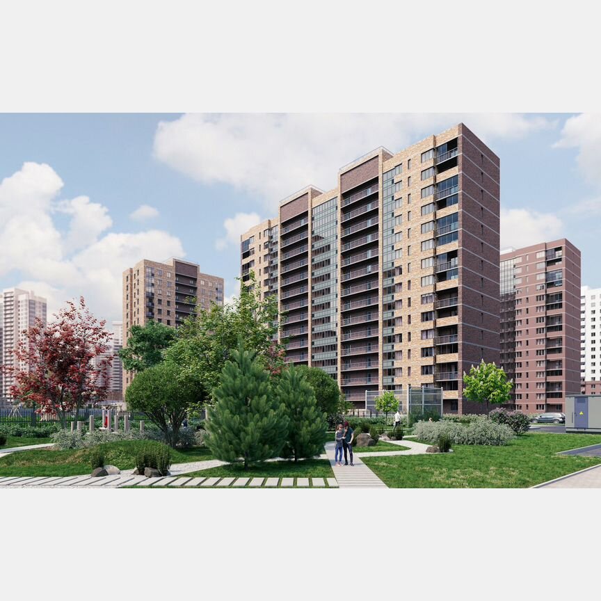 2-к. квартира, 55,3 м², 23/27 эт.