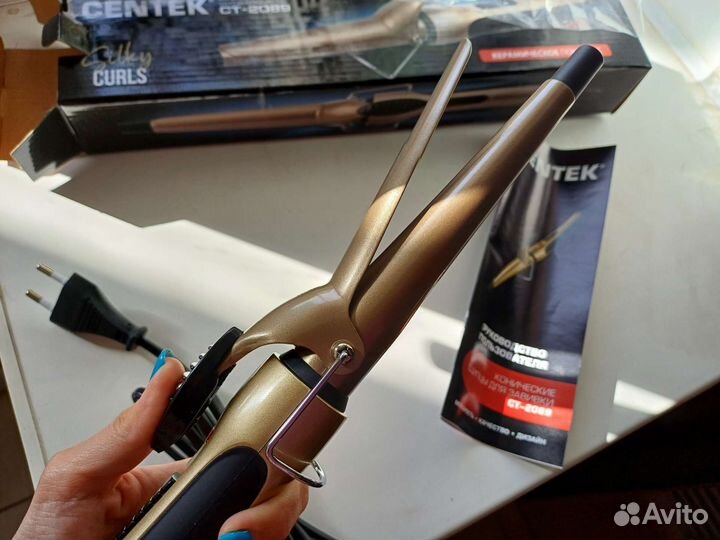 Щипцы конические новые для завивки Centek ct-2089