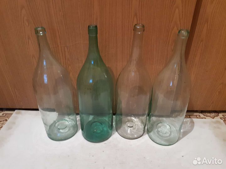 Бутыль стеклянная
