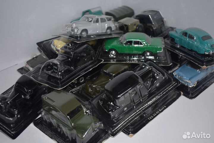 Газ, Волга, Победа Автолегенды Модели 1:43