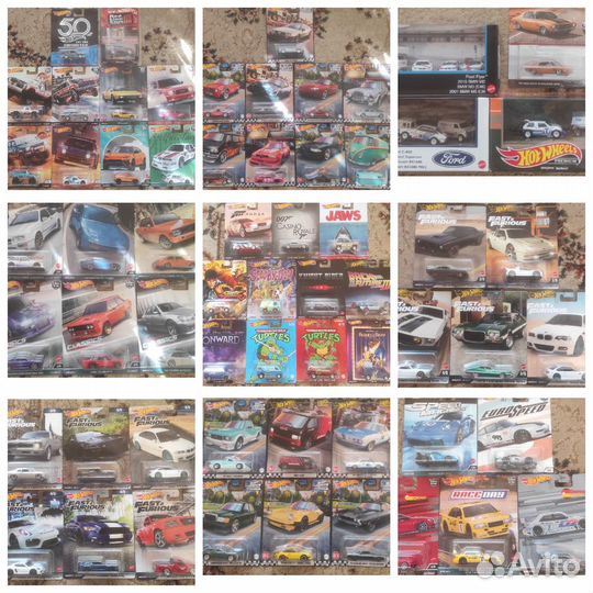 Hot Wheels подборка Премиум Mix разных сетов