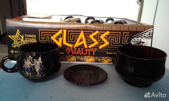 Чайные сервизы, стекло и фаянс