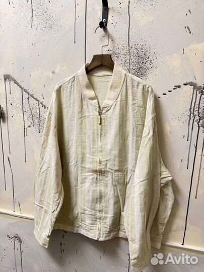 Кофта Saint Laurent Beige Logo Over Оригинал