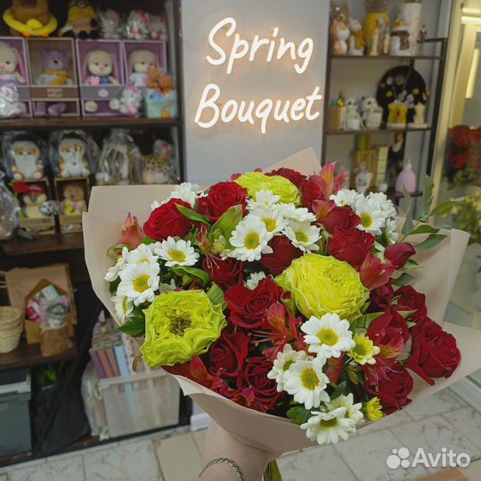 Доставка цветов Кустовые розы