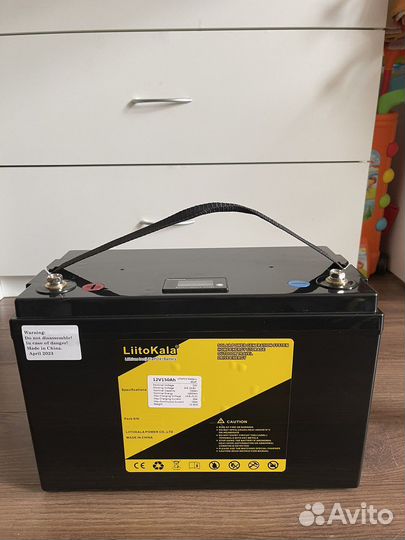 Аккумулятор lifepo4 12v 150 Ah LiitoKala тяговый