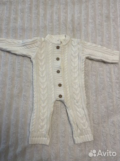 Комплект на выписку вязаный