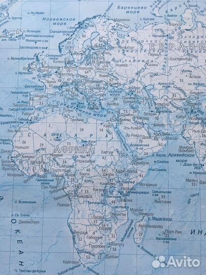 Географическая карта мир