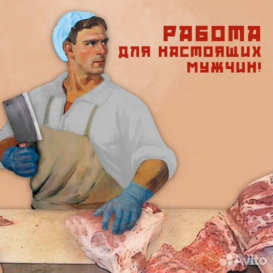 Разнорабочий в цех разделки х. Гавердовский