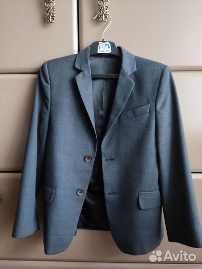 Пиджак школьный для мальчика 128