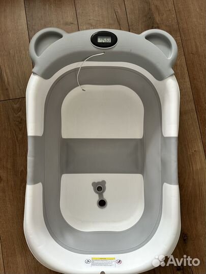 Ванночка для купания складная с термометром