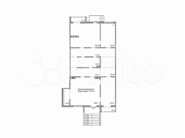 Свободного назначения 174.3 м² от застройщика