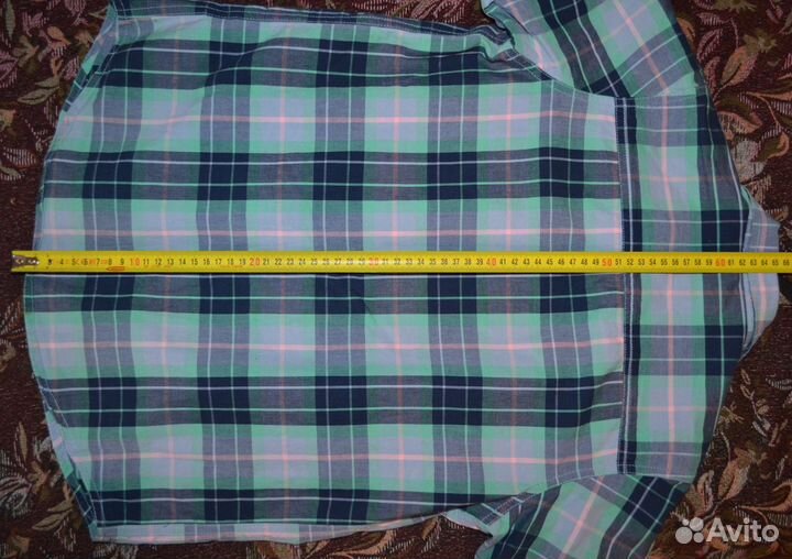 Рубашка с коротким рукавом 11-12 лет