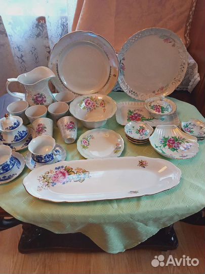 Посуда из фарфора Коростень винтаж