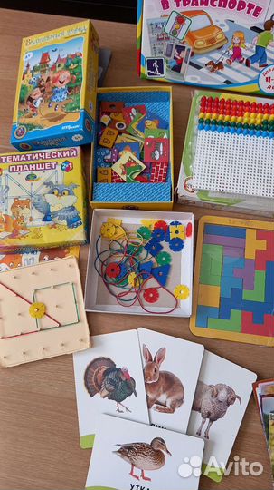 Настольные игры для детей от 3+ (пакетом)