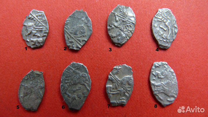 Серебряные чешуйки (деньги и копейки)