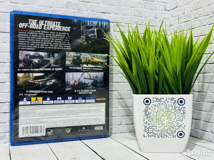 Mudrunner American Wilds PS4 (Новый диск)