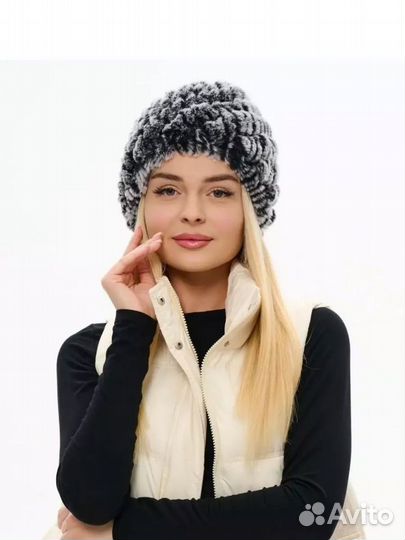 Шапка женская кролик