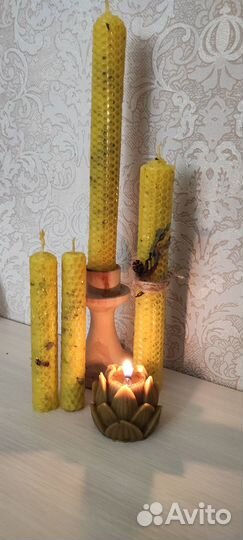 Программные свечи из натурального воска