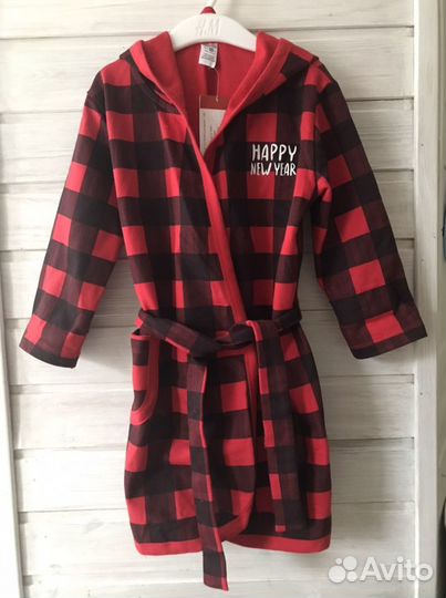 Детский новогодний халат новый рост 104
