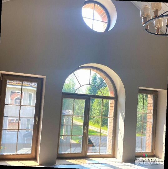 Арочные окна пвх