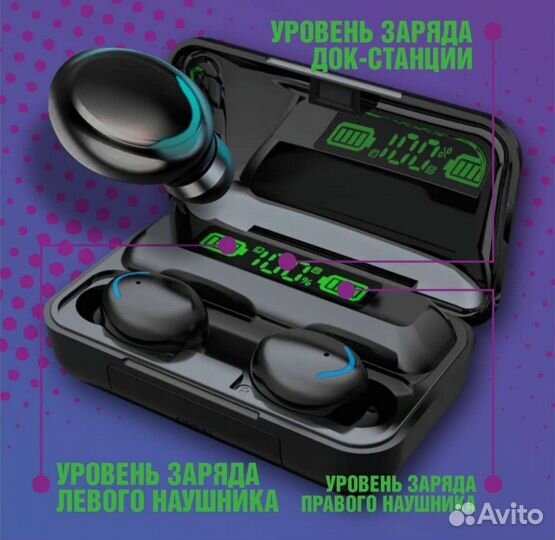 Беспроводные наушники TWS F9-5, Новые