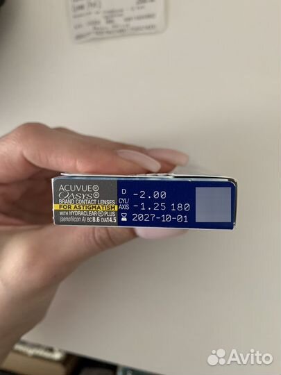 Линзы контактные Acuvue Oasys Astigmatism