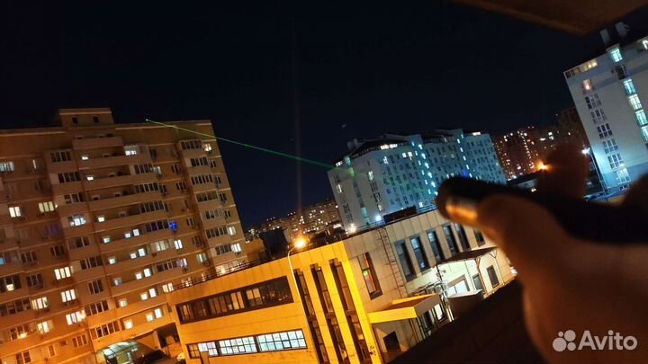 Мощная лазерная указка