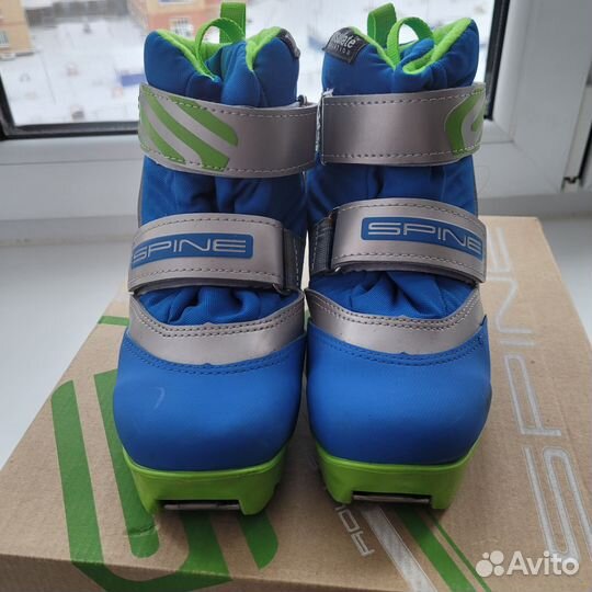 Ботинки лыжные детские новые spine 33размер