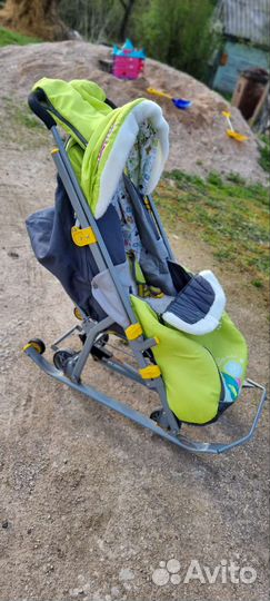 Коляска санки