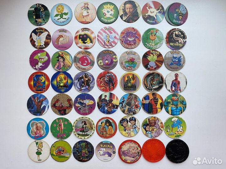 Фишки 46 шт + 3 биты (ассорти)