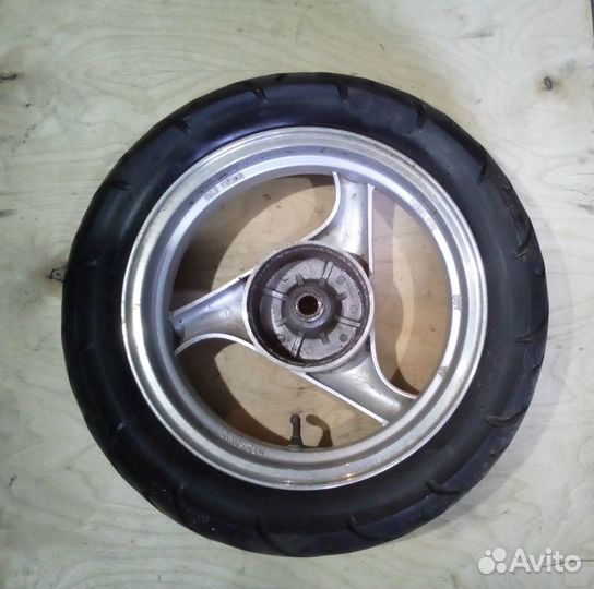 Колесо на скутер заднее 139qmb R12/19шлицов