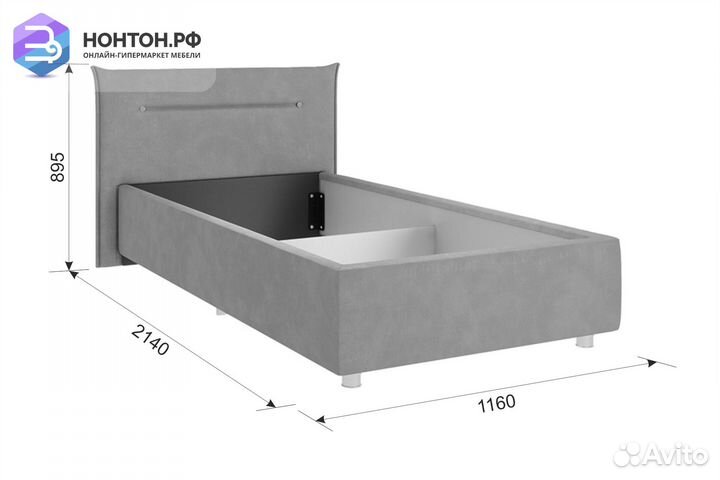 Кровать Альба медовая