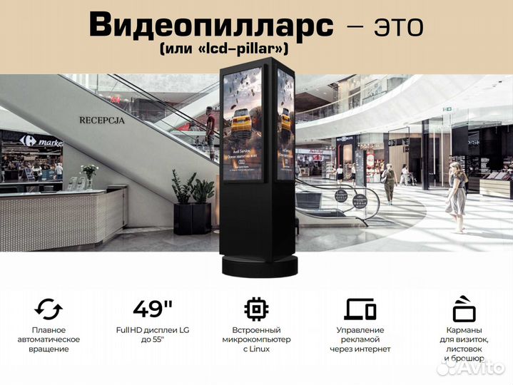 Готовый бизнес на lcd-pillars